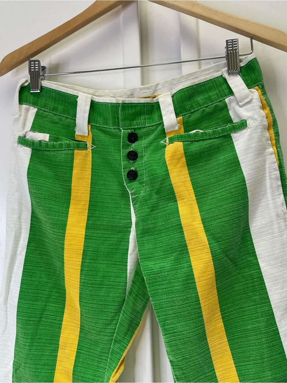 Vintage VTG Unique Slacks N’ Jeans of California Flared Boho Pants, 24” Waist